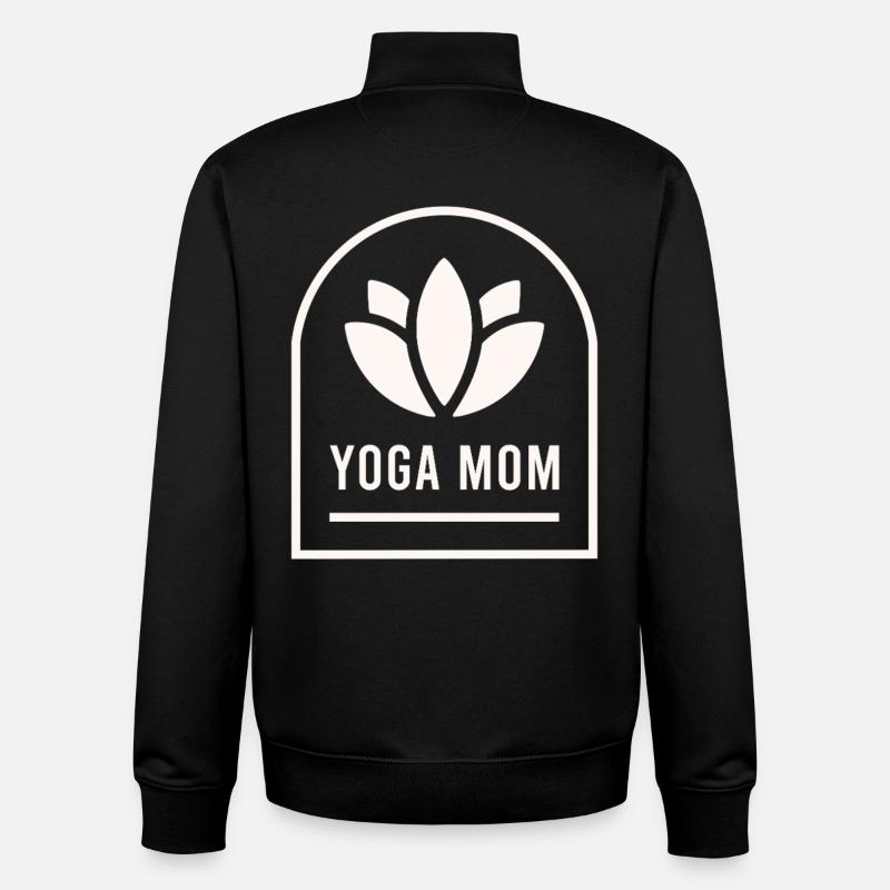 Yoga-Mama Yogi-Mutter - Unisex Organic Zip Sweatshirt von Stanley/Stella - Schwarz
