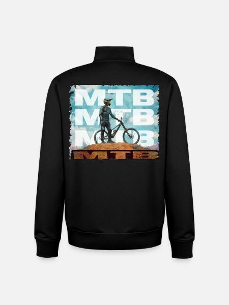 MTB - Unisex Organic Zip Sweatshirt by Stanley/Stella - black