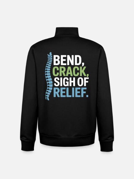 Chiropractor Spinal Alignment Is Everything - Unisex Organic Zip Sweatshirt by Stanley/Stella - black