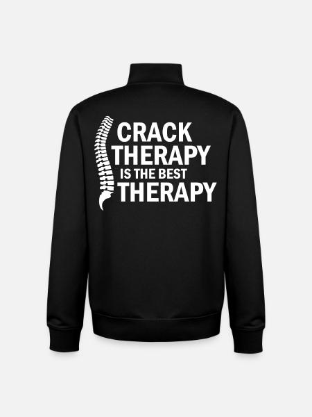 Licensed DC Professional Spinal Adjustment  - Unisex Organic Zip Sweatshirt by Stanley/Stella - black