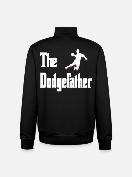 Dodgefather Silhouette Design - Unisex Organic Zip Sweatshirt by Stanley/Stella - black