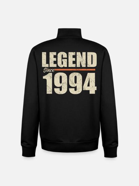 Birthday 1994 | Legend since 1994 - Unisex Organic Zip Sweatshirt by Stanley/Stella - black