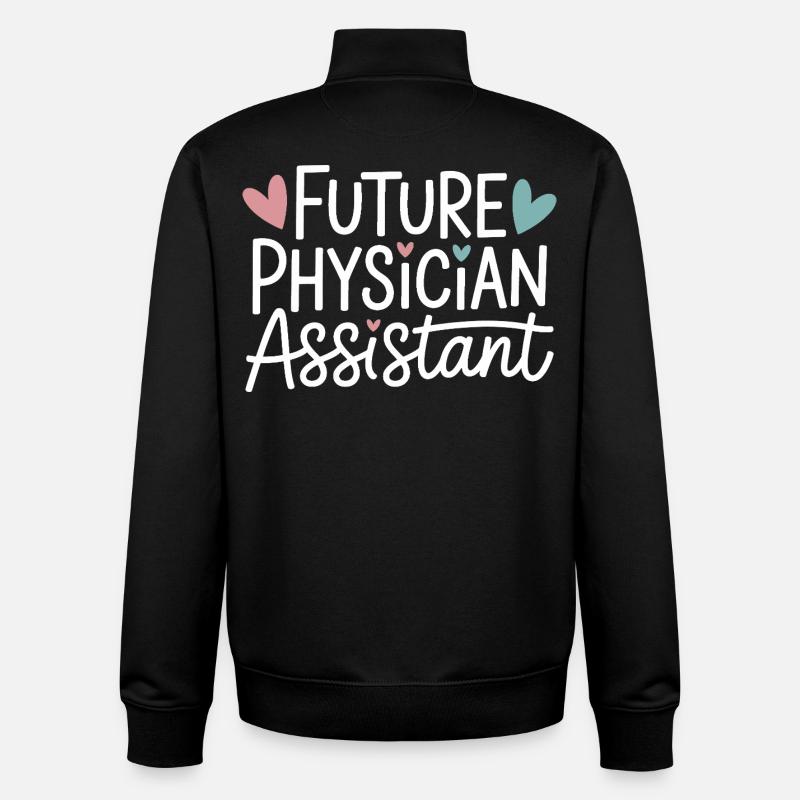 Zukunfts-Physician-Assistant - Unisex Organic Zip Sweatshirt von Stanley/Stella - Schwarz