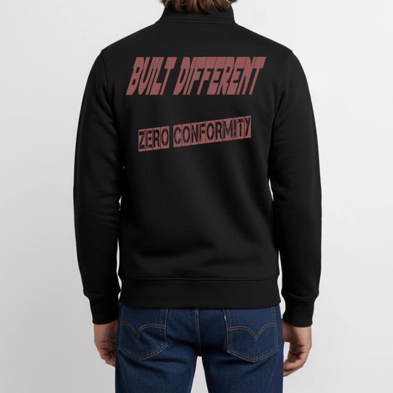 Construit différemment – Conformité nulle | Bold Streetwea Sweat zippé unisexe en coton bio Stanley/Stella