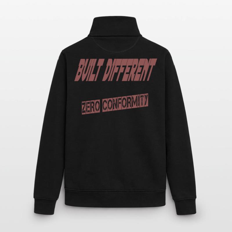 Construit différemment – Conformité nulle | Bold Streetwea Sweat zippé unisexe en coton bio Stanley/Stella