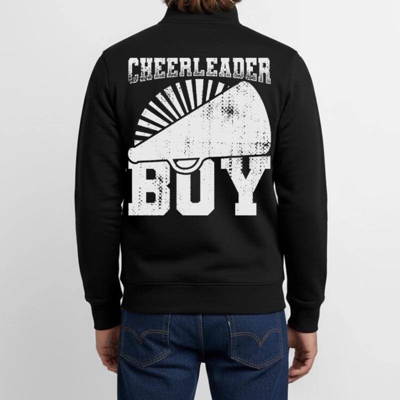 Cheerleader Boy Unisex Organic Zip Sweatshirt von Stanley/Stella