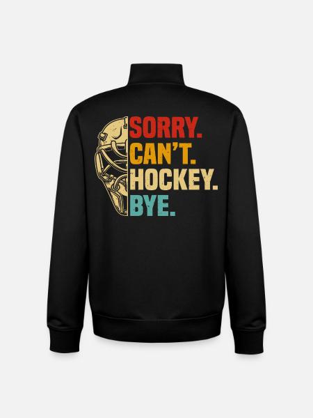 HOCKEY - Unisex Organic Zip Sweatshirt von Stanley/Stella - Schwarz