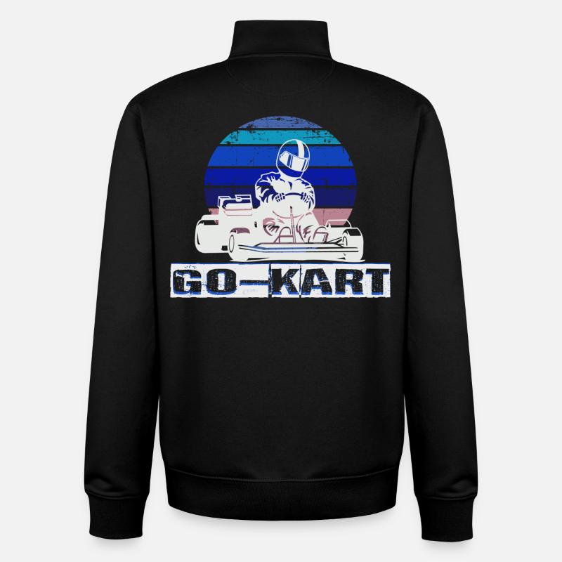 Kart - Unisex Organic Zip Sweatshirt von Stanley/Stella - Schwarz