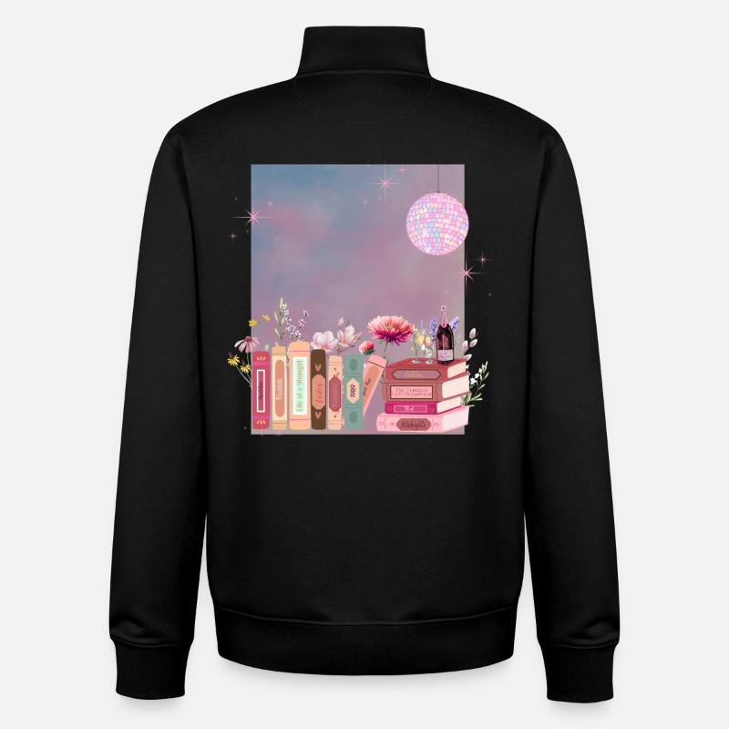 Swifty Love - Sweat zippé unisexe en coton bio Stanley/Stella - noir