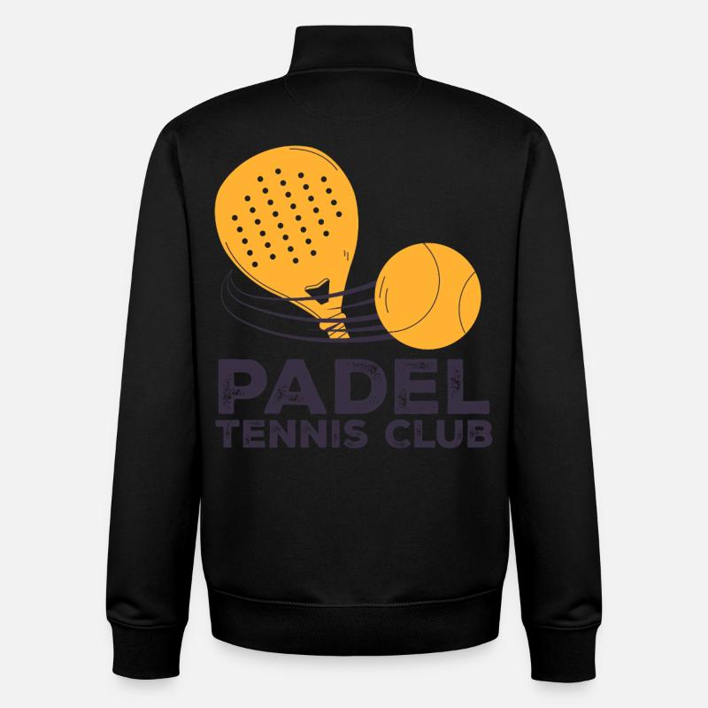 I can't I have padel - Unisex Organic Zip Sweatshirt by Stanley/Stella - black
