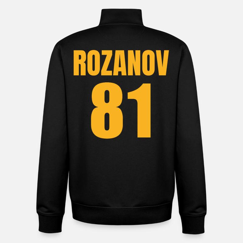 Rozanov - Sweat zippé unisexe en coton bio Stanley/Stella - noir
