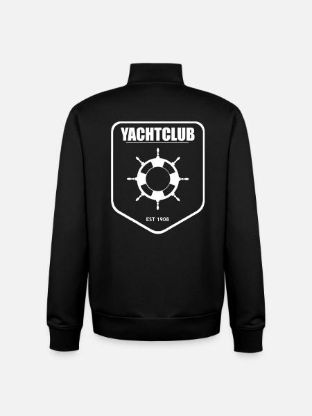 Yachtlub - Unisex Organic Zip Sweatshirt von Stanley/Stella - Schwarz