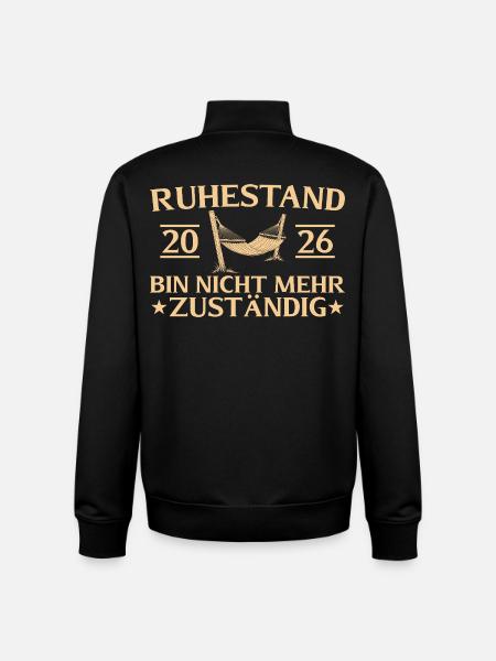 Ruhestand 2026 Abschiedsgeschenk Rente - Unisex Organic Zip Sweatshirt von Stanley/Stella - Schwarz