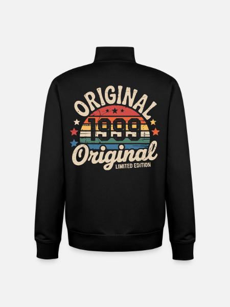 1999 Vintage Limited Edition Gift 1999 - Unisex Organic Zip Sweatshirt by Stanley/Stella - black
