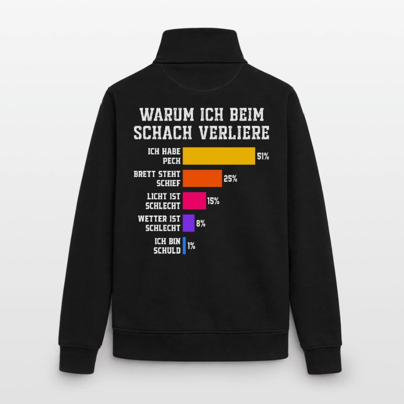 Why I lose at squash Squash Unisex Organic Zip Sweatshirt by Stanley/Stella