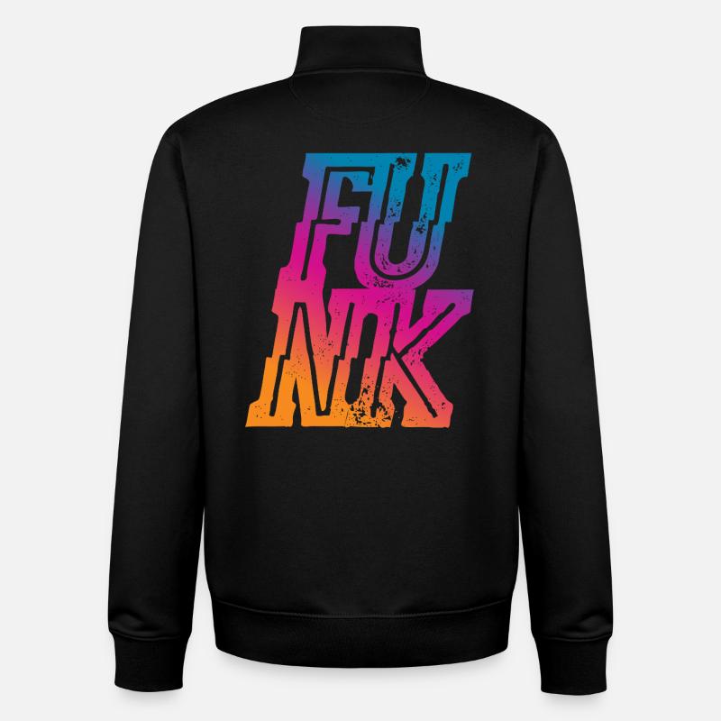 Funk - Unisex Organic Zip Sweatshirt von Stanley/Stella - Schwarz