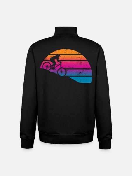 Hrvatska Fussball - Unisex Organic Zip Sweatshirt von Stanley/Stella - Schwarz