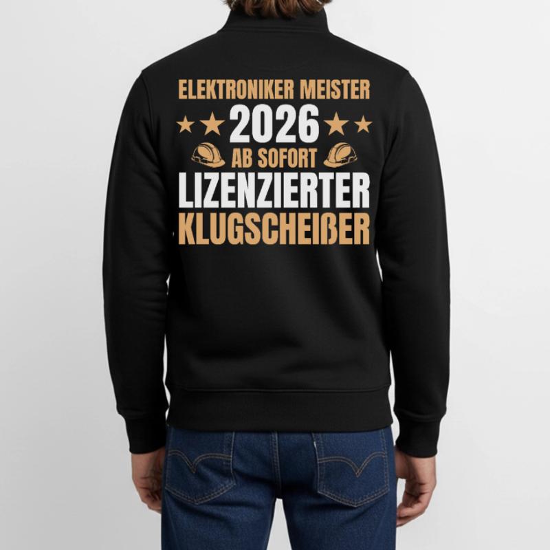 Master Electronics Technician 2026 Master Craftsman Examination Passed Unisex Organic Zip Sweatshirt by Stanley/Stella