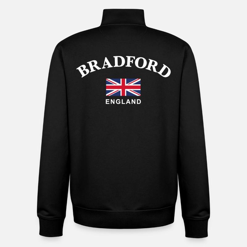 Bradford, England - Unisex Organic Zip Sweatshirt von Stanley/Stella - Schwarz