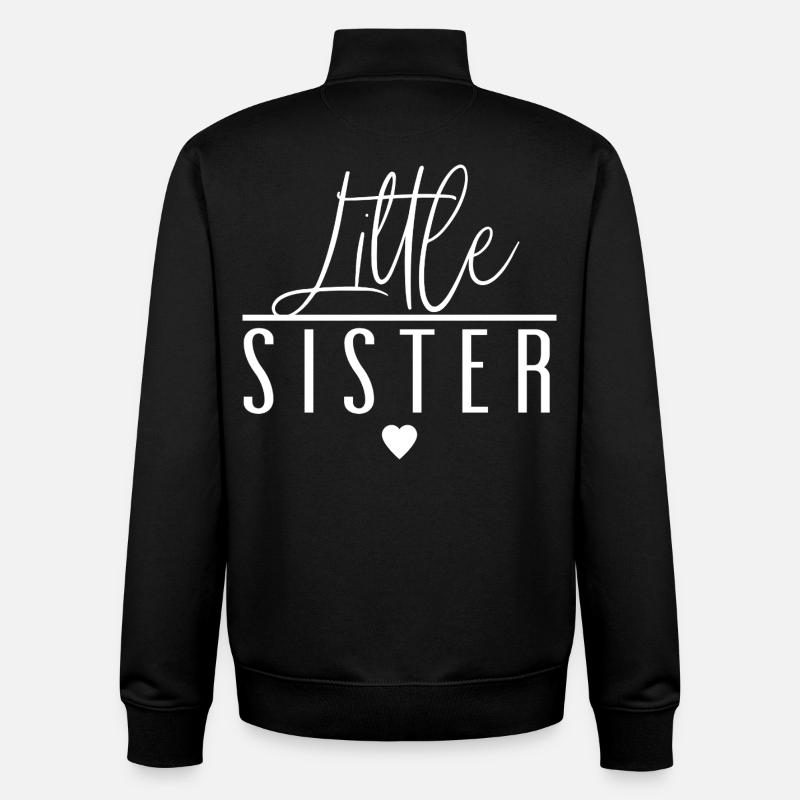 Little Sister - Unisex Organic Zip Sweatshirt von Stanley/Stella - Schwarz