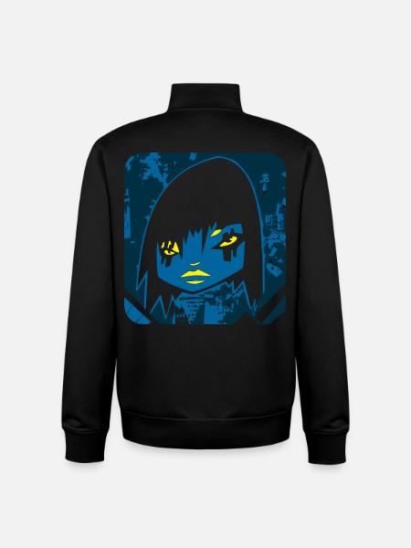 The Face – T-Shirts 09:1 - Unisex Organic Zip Sweatshirt von Stanley/Stella - Schwarz