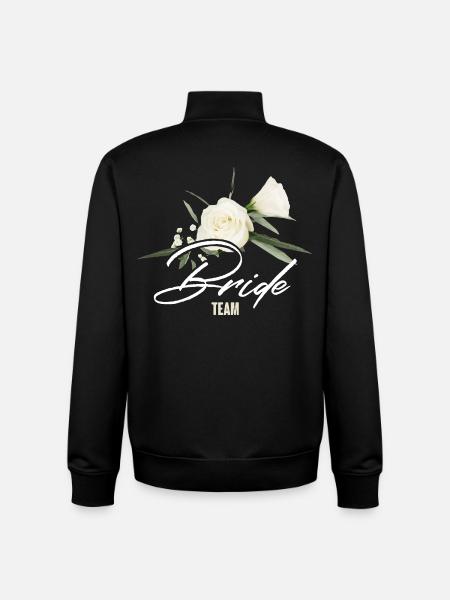 Équipe Bride - Sweat zippé unisexe en coton bio Stanley/Stella - noir