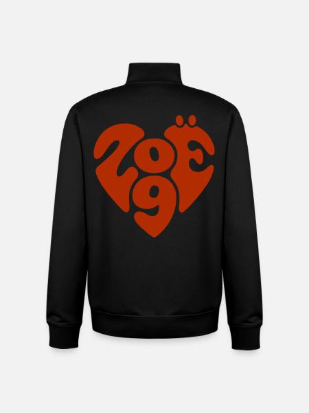 Zoe_9_v01 - Unisex Organic Zip Sweatshirt by Stanley/Stella - black
