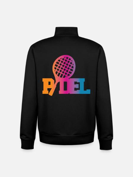 Padel - Unisex Organic Zip Sweatshirt by Stanley/Stella - black