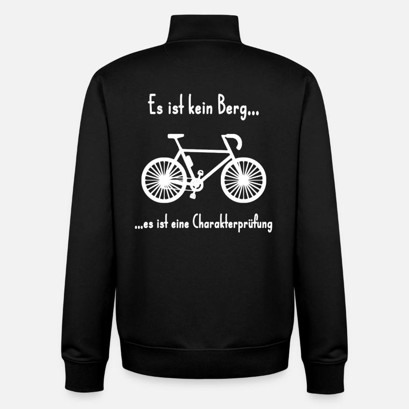 Défi VTT : Dire Hobby - Sweat zippé unisexe en coton bio Stanley/Stella - noir