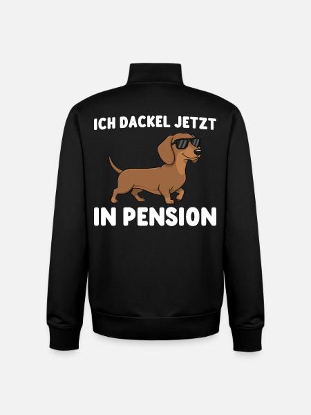 Pensioner I'm now retired - Unisex Organic Zip Sweatshirt by Stanley/Stella - black