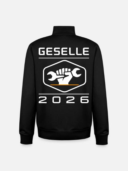 Journeyman 2026 passed training gift - Unisex Organic Zip Sweatshirt by Stanley/Stella - black