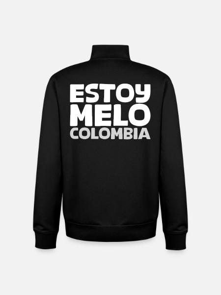 ESTOY-MELO-blanco - Sweat zippé unisexe en coton bio Stanley/Stella - noir