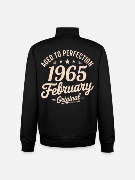 February 1965 - February 1965 - Unisex Organic Zip Sweatshirt by Stanley/Stella - black