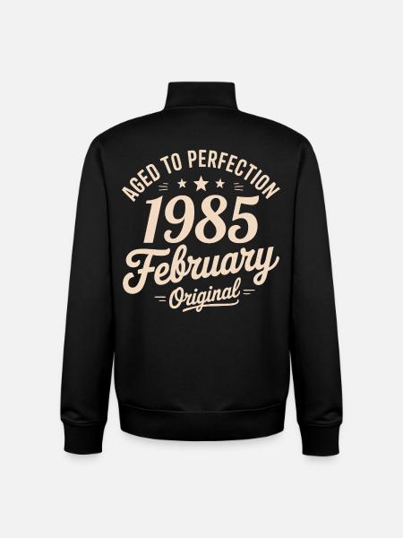 February 1985 - February 1985 - Unisex Organic Zip Sweatshirt by Stanley/Stella - black
