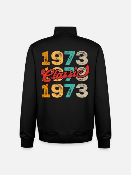 Classique 1973 - Sweat zippé unisexe en coton bio Stanley/Stella - noir