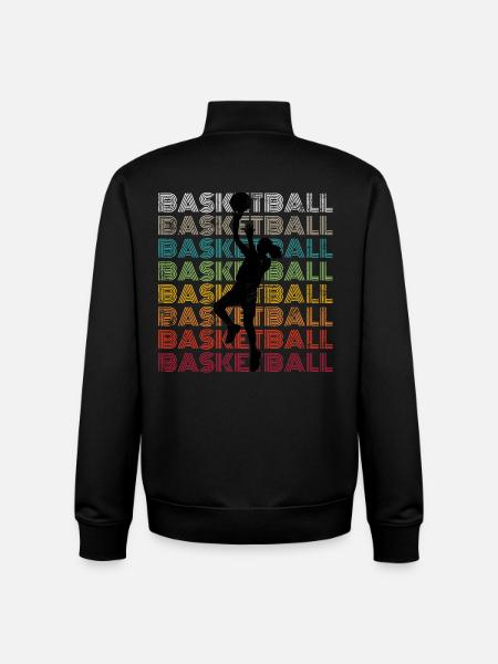 Basketball Mädchen - Unisex Organic Zip Sweatshirt von Stanley/Stella - Schwarz