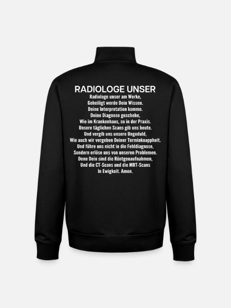 Radiologist Radiologist Radiology Radiologist - Unisex Organic Zip Sweatshirt by Stanley/Stella - black