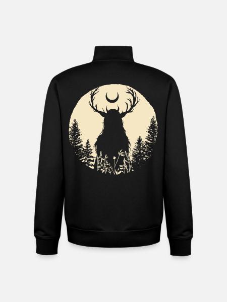 Moon Witch Moonwitch - Unisex Organic Zip Sweatshirt by Stanley/Stella - black