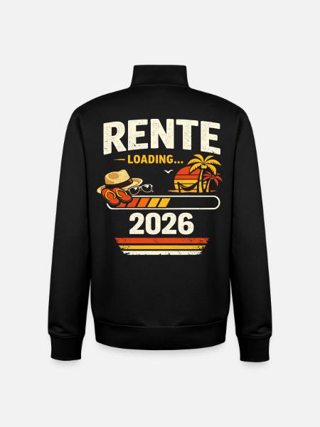Pension loading 2026 - Unisex Organic Zip Sweatshirt by Stanley/Stella - black