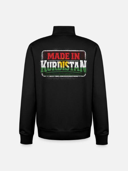 Made In Kurdistan, Kurd, Kurds - Unisex Organic Zip Sweatshirt by Stanley/Stella - black