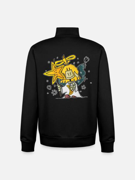 Micol - the star-pusher / - Unisex Organic Zip Sweatshirt by Stanley/Stella - black