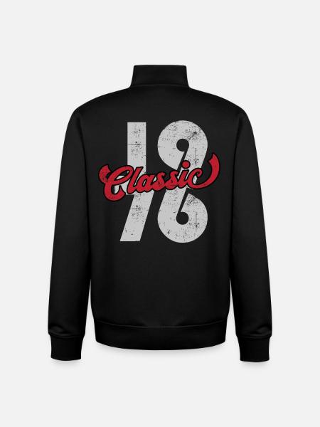 Classique 1976 - Sweat zippé unisexe en coton bio Stanley/Stella - noir