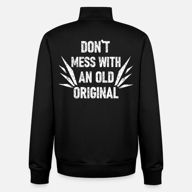 Cooler Spruch Rocker - Unisex Organic Zip Sweatshirt von Stanley/Stella - Schwarz