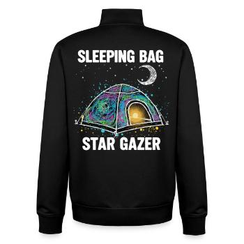 Schlafsack Star Gazer Campingzelt - Unisex Organic Zip Sweatshirt von Stanley/Stella - Schwarz - Hinten - AI Model Male 185 light (185cm)