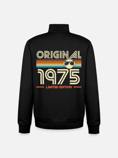 Original 1975 Limited Edition - Unisex Organic Zip Sweatshirt by Stanley/Stella - black