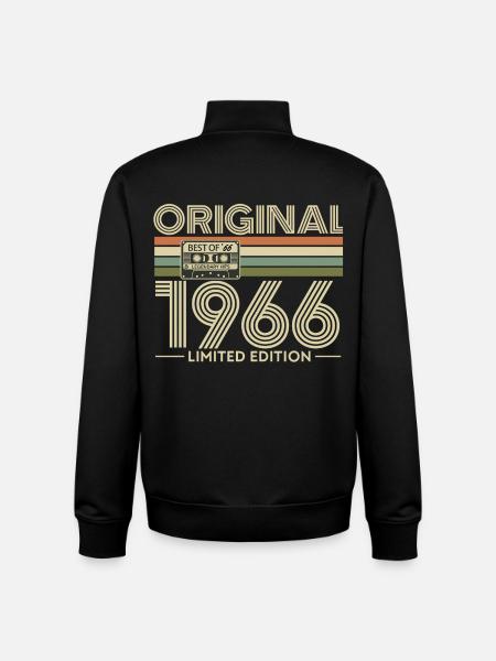Original 1966 Limited Edition - Unisex Organic Zip Sweatshirt by Stanley/Stella - black