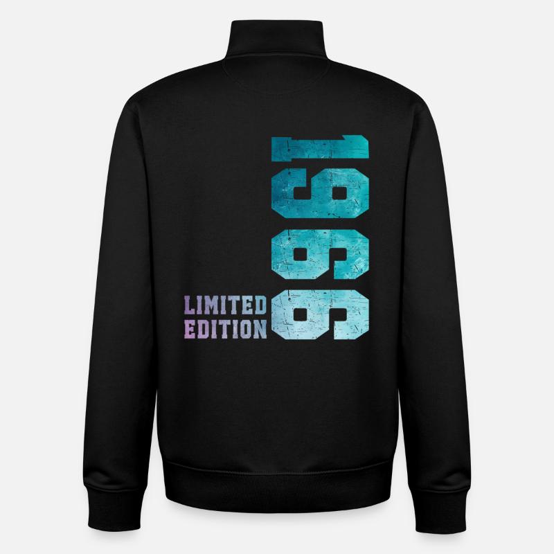 1966 Édition Limitée 60 ans anniversaire - Sweat zippé unisexe en coton bio Stanley/Stella - noir