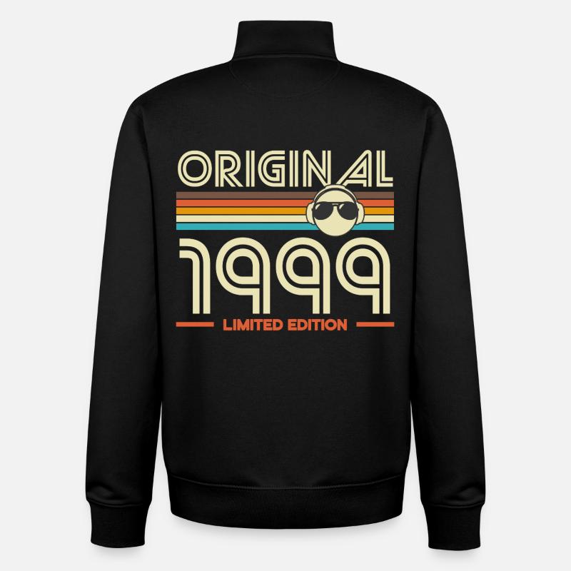 Original 1999 Retro Edition - Unisex Organic Zip Sweatshirt by Stanley/Stella - black