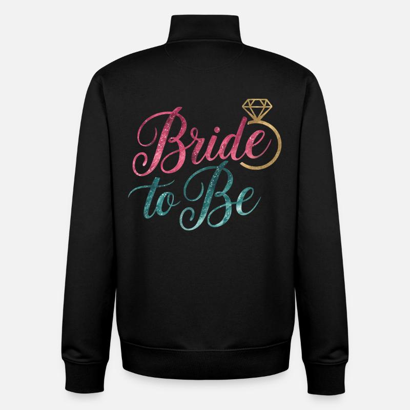 Bride To Be - Unisex Organic Zip Sweatshirt von Stanley/Stella - Schwarz