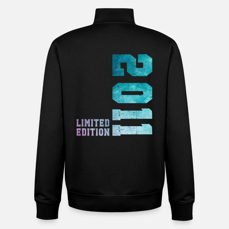 2011 15th Anniversary Limited Edition - Unisex Organic Zip Sweatshirt von Stanley/Stella - Schwarz